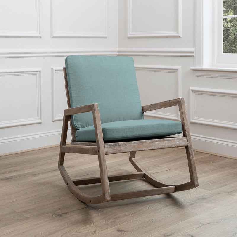 Voyage Maison Jonas Mango Wood Tivoli Chair in Ocean