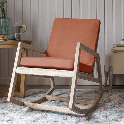 Voyage Maison Jonas Mango Wood Tivoli Chair in Rust