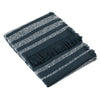 Striped Blue Throws - Jour Woven Fringed Throw Dusk Hoem