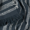 Striped Blue Throws - Jour Woven Fringed Throw Dusk Hoem