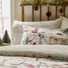  Bedding  - Joy To All  Duvet Cover Set Snow/Berry furn.