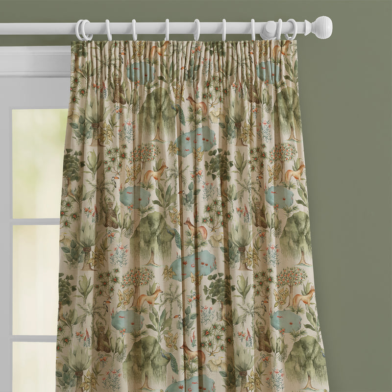  Fabric - Jungle Serene  Fabric Green Voyage Maison