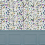 Voyage Maison Jumanah 1.4m Wide Width Wallpaper in Indigo