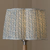 Floral Blue Lighting - Juna Pleated Scalloped Lamp Shade Denim Voyage Maison