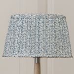 Floral Blue Lighting - Juna Pleated Tapered Lamp Shade Denim Voyage Maison