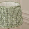 Floral Green Lighting - Juna Pleated Tapered Lamp Shade Sage Voyage Maison