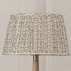 Floral Beige Lighting - Juna Pleated Tapered Lamp Shade Stone Voyage Maison