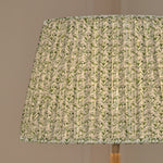 Floral Green Lighting - Juna Pleated Tapered Lamp Shade Sage Voyage Maison