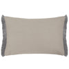 Floral Brown Cushions - Juna Printed Ruche Fringe Feather Filled Cushion Stone Voyage Maison