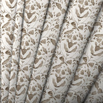 Floral Beige Fabric - Juna Printed Cotton Fabric (By The Metre) Stone Voyage Maison