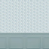 Abstract Blue Wallpaper - Juna  1.4m Wide Width Wallpaper (By The Metre) Denim Voyage Maison