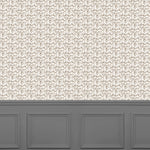 Abstract Beige Wallpaper - Juna  1.4m Wide Width Wallpaper (By The Metre) Stone Voyage Maison