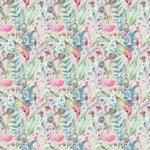 Voyage Maison June Blossom Floral Printed Oil Cloth Fabric (By The Metre) in Lotus