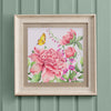 Floral Pink Wall Art - Junelle  Framed Print Birch/Heather Voyage Maison