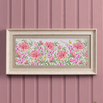 Floral Pink Wall Art - Junelle  Framed Print Birch/Heather Voyage Maison