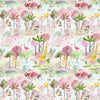 Voyage Maison Jungle Fun Printed Cotton Fabric in Dusk