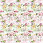 Voyage Maison Jungle Fun Printed Cotton Fabric in Dusk