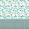 Voyage Maison Jungle Fun 1.4m Wide Width Wallpaper in Aqua