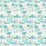 Voyage Maison Jungle Fun 1.4m Wide Width Wallpaper in Aqua