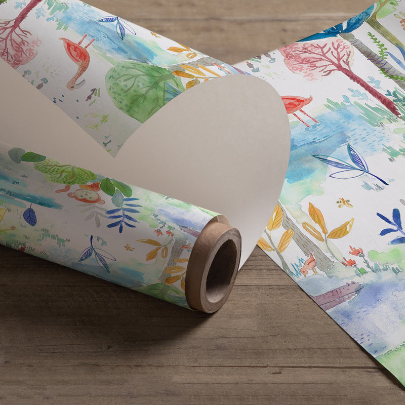 Voyage Maison Jungle Fun 1.4m Wide Width Wallpaper in Primary