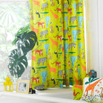 little furn. Jungletastic Kids Eyelet Curtains in Green