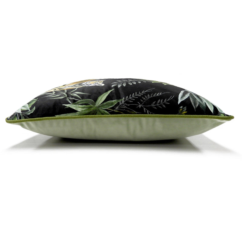 Evans Lichfield Jungle Tiger Cushion Cover in Black