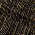 Plain Black Curtains - Jupiter Chenille Jacquard Eyelet Curtains Black/Gold Paoletti