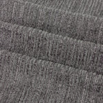 Plain Grey Curtains - Jupiter Chenille Jacquard Eyelet Curtains Graphite Paoletti
