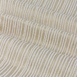 Plain Cream Curtains - Jupiter Chenille Jacquard Eyelet Curtains Ivory/Gold Paoletti