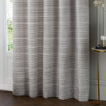 Plain Grey Curtains - Jupiter Chenille Jacquard Eyelet Curtains Silver Paoletti