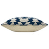 Yard Jura Woven Geometric Cushion Cover in Navy