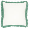 Geometric Green Cushions - Kadie Outdoor/Indoor Woven Cushion Cover Green furn.