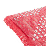 Geometric Pink Cushions - Kadie Outdoor/Indoor Woven Cushion Cover Pink furn.