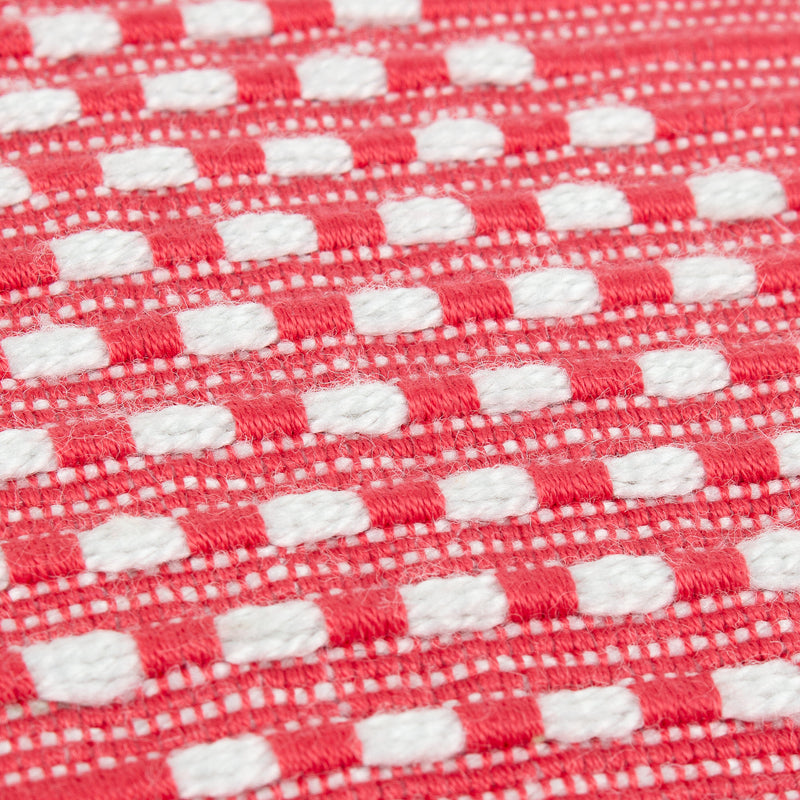 Geometric Pink Cushions - Kadie Outdoor/Indoor Woven Cushion Cover Pink furn.