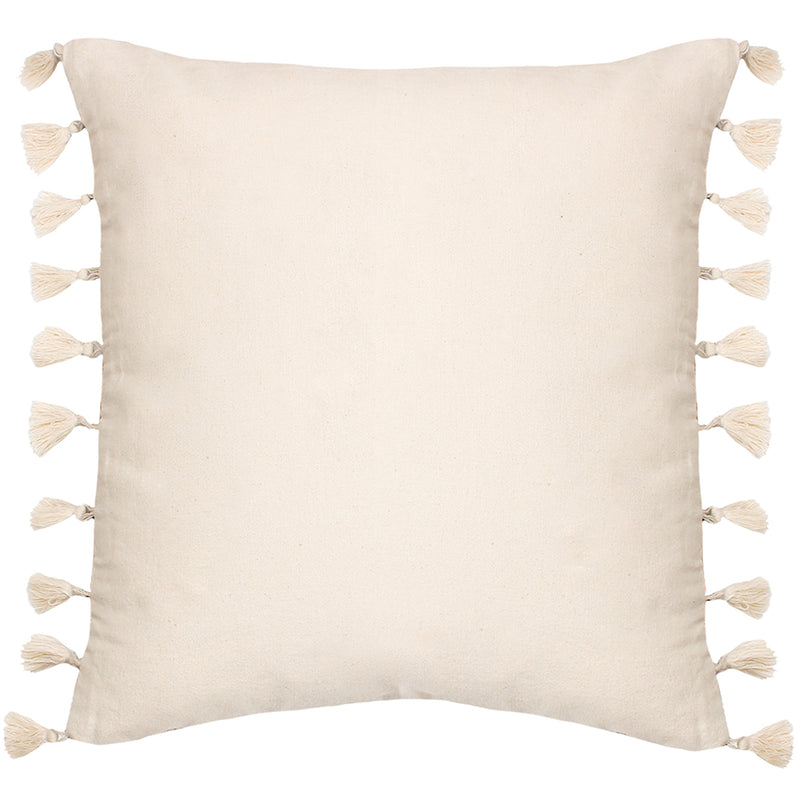 furn. Kalai Tuft Tasselled Cushion Cover in Black