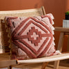 furn. Kalai Tuft Tasselled Cushion Cover in Brick