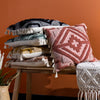 furn. Kalai Tuft Tasselled Cushion Cover in Cinnamon