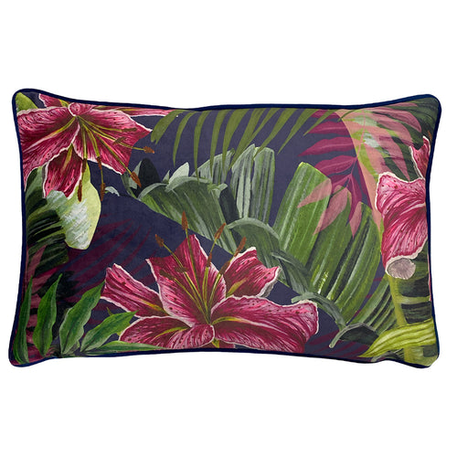 Paoletti Kala Floral Rectangular Cushion Cover in Lily