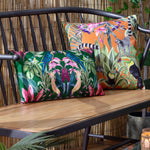 Animal Orange Cushions - Kali Animals Outdoor Cushion Cover Multicolour Wylder