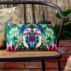 Animal Green Cushions - Kali Birds Outdoor Cushion Cover Dark Green Wylder