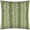 Paoletti Kalindi Stripe Outdoor Cushion Cover in Olive