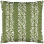 Paoletti Kalindi Stripe Outdoor Cushion Cover in Olive