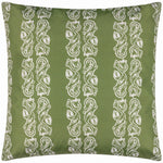 Abstract Green Cushions - Kalindi Stripe Outdoor Cushion Cover Olive Paoletti