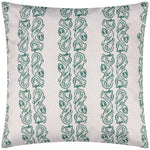 Paoletti Kalindi Stripe Outdoor Cushion Cover in Teal