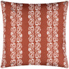 Paoletti Kalindi Stripe Outdoor Cushion Cover in Terracota