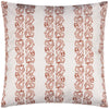 Paoletti Kalindi Stripe Outdoor Cushion Cover in Terracota