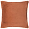 Plain Orange Cushions - Kallu Faux Fur Cushion Cover Rust furn.