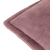 Plain Purple Cushions - Kallu Faux Fur Cushion Cover Mulberry furn.