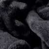 Plain Black Throws - Kallu Double-Sided Faux-Fur Throw Black furn.