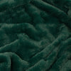 Kallu Double-Sided Faux-Fur Throw Needle Green
